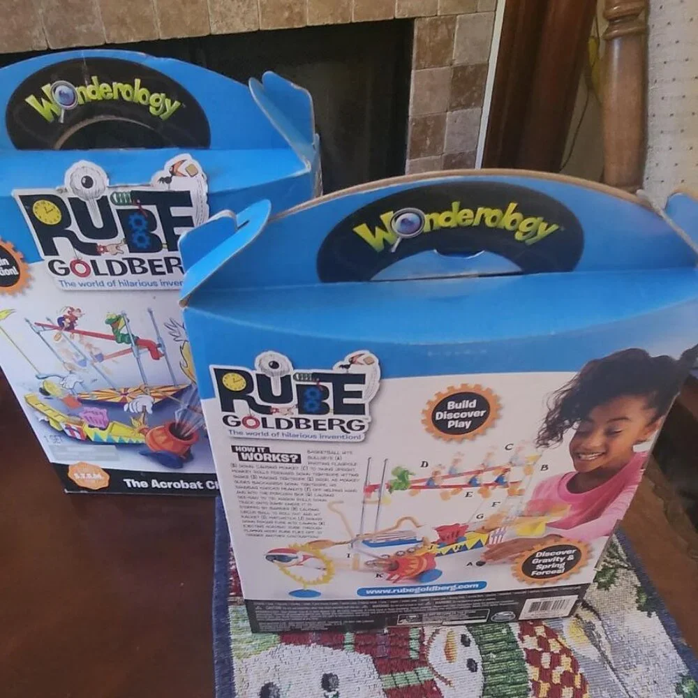 Lot of TWO Rube Goldberg Wonderology STEM Kits 8+ Acrobat Challenge New in Box